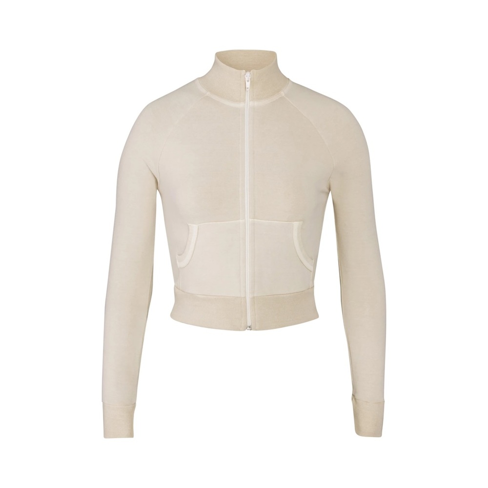 SKIMS Outdoor Basics Track Jacket (Bone)
